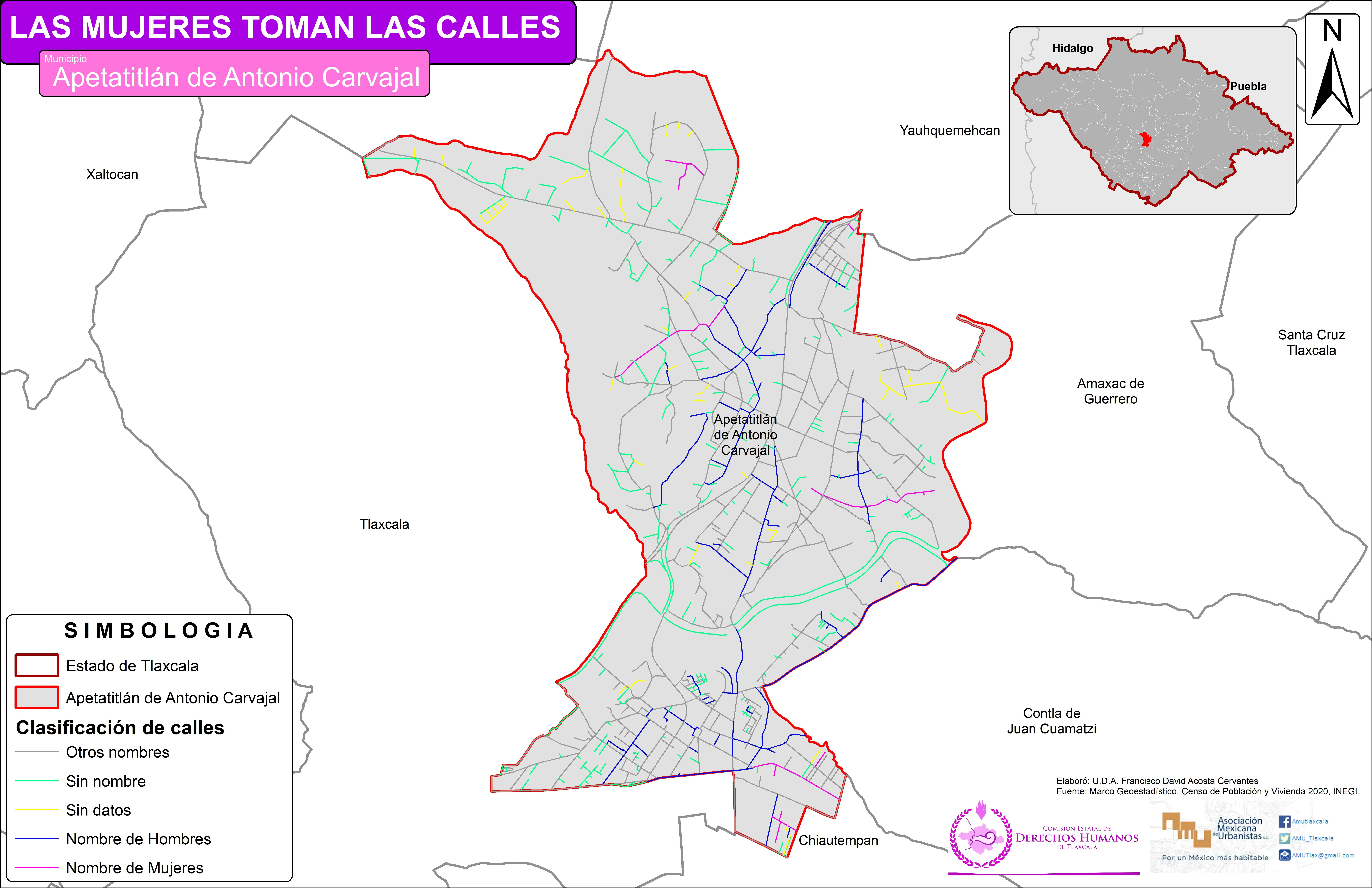 Mapa de Apetatitlán de Antonio Carvajal