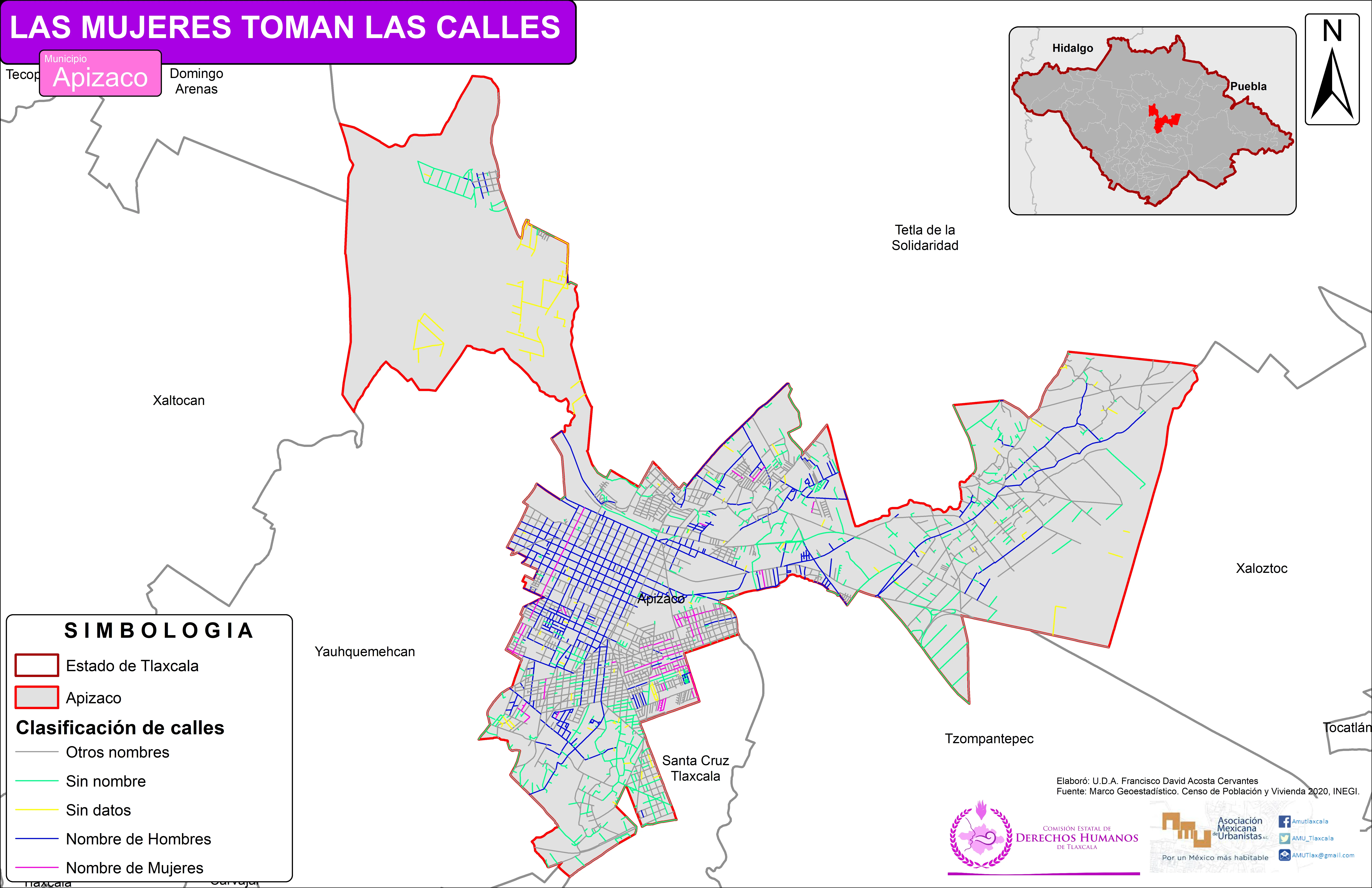 Mapa de Apizaco