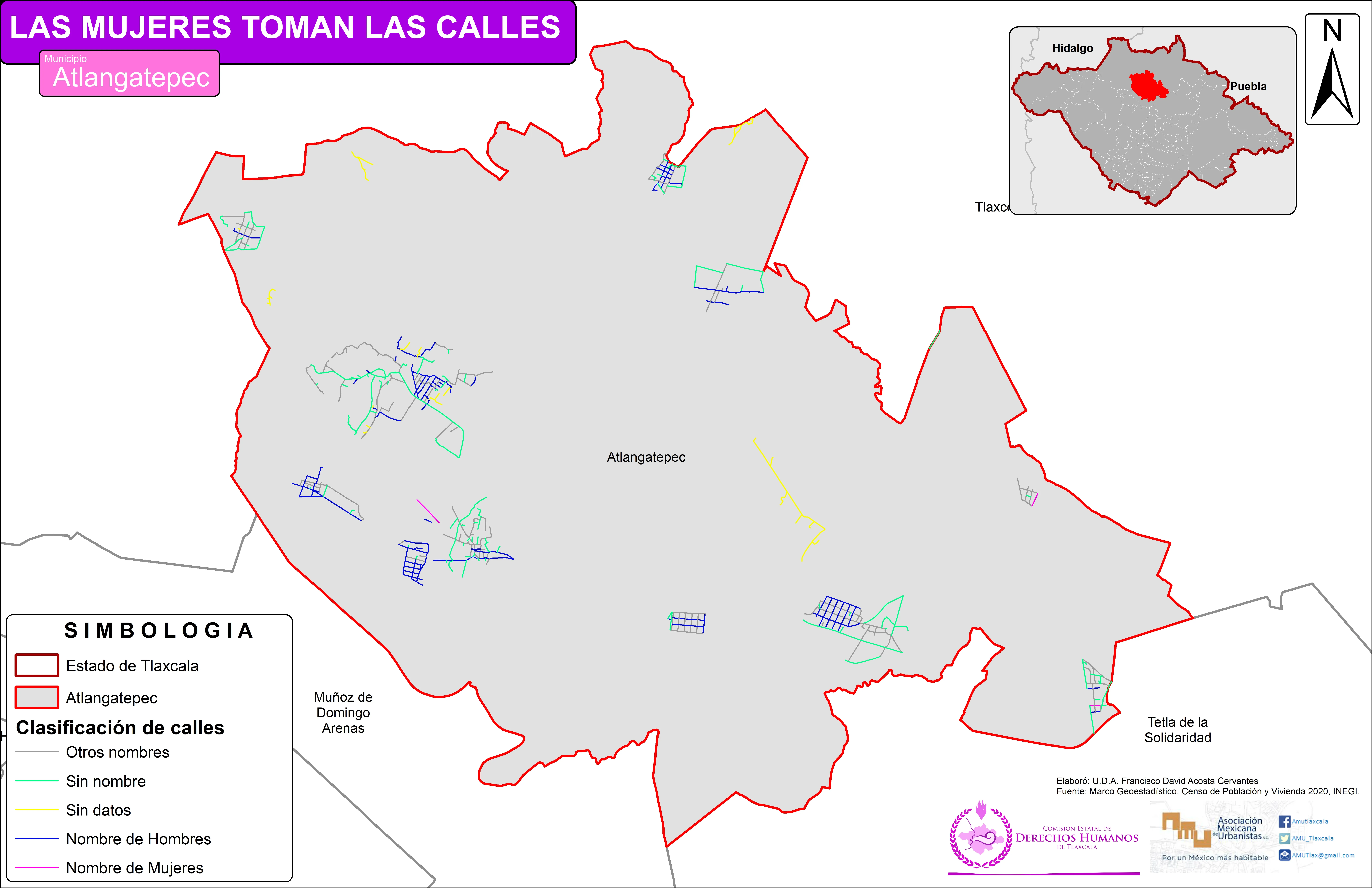 Mapa de Atlangatepec