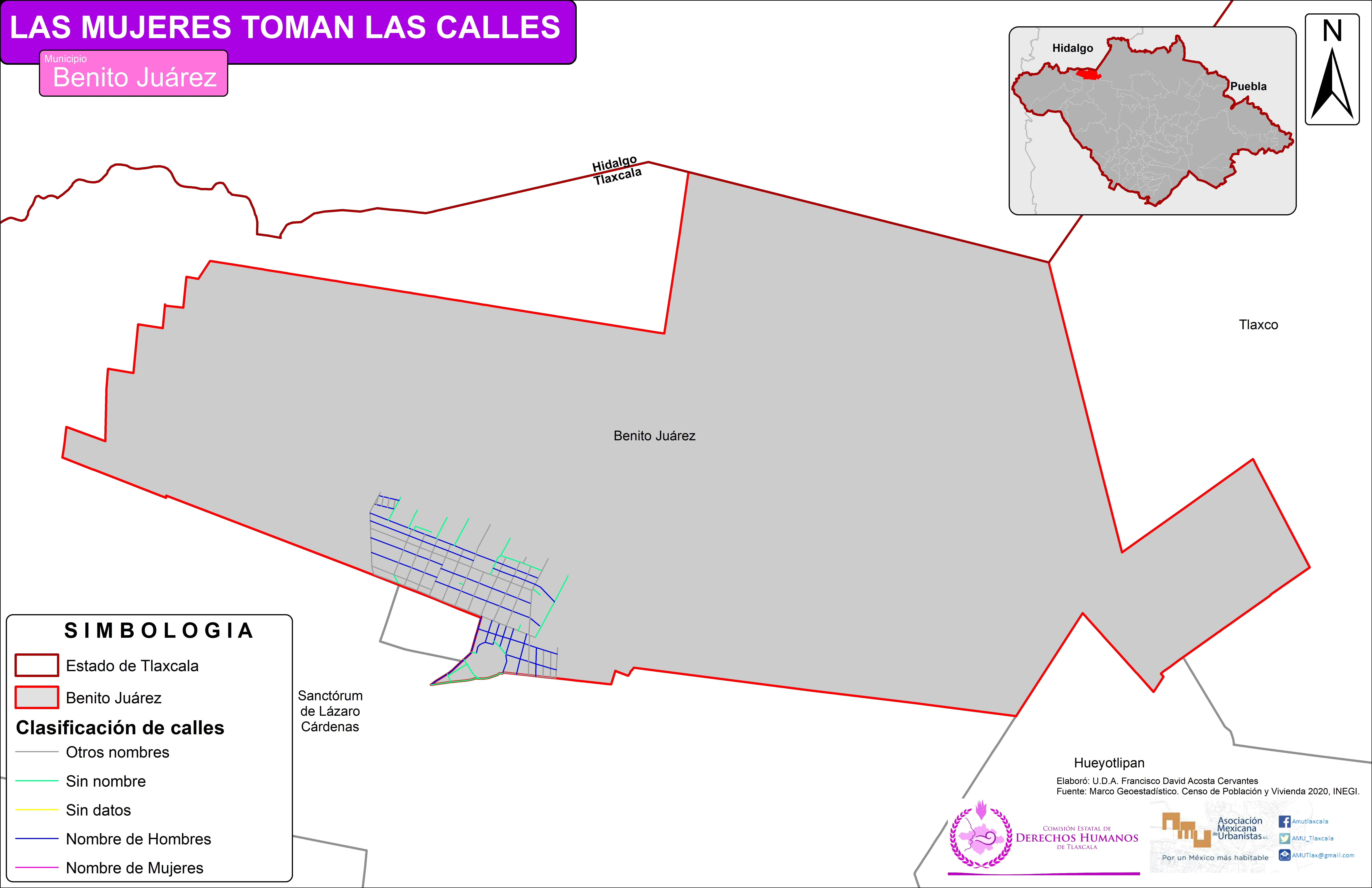 Mapa de Benito Juárez