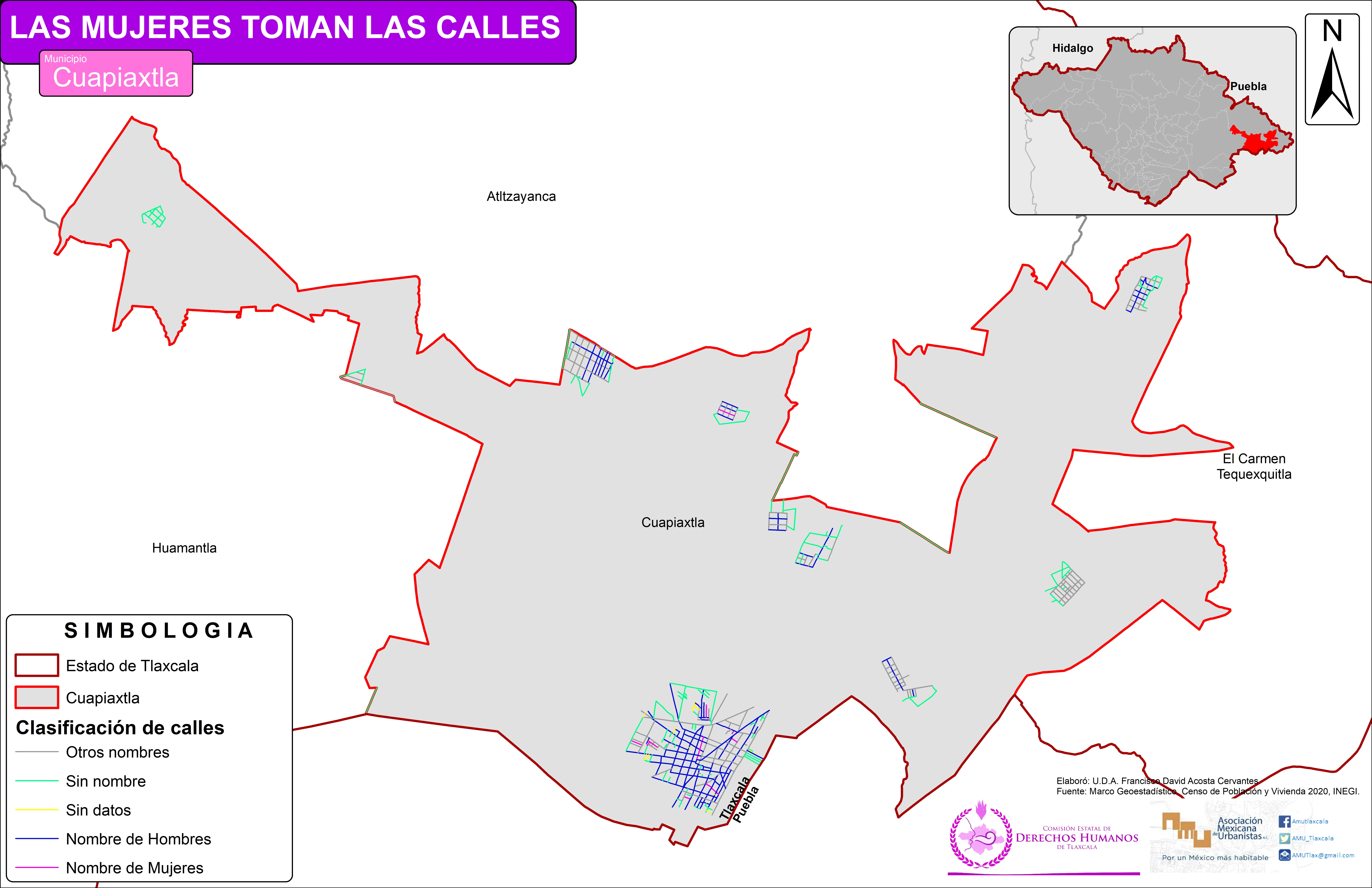 Mapa de Cuapiaxtla