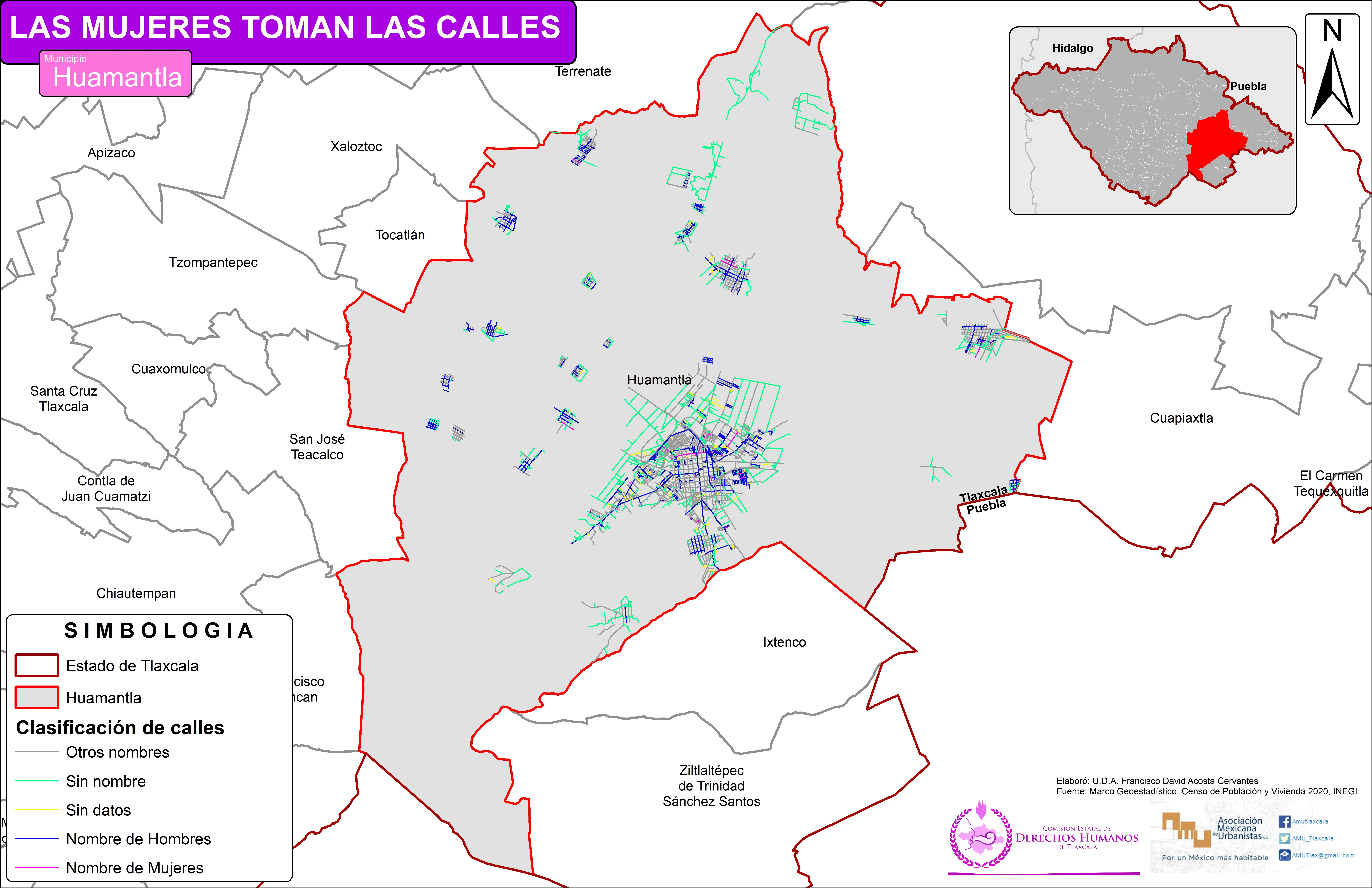 Mapa de Huamantla