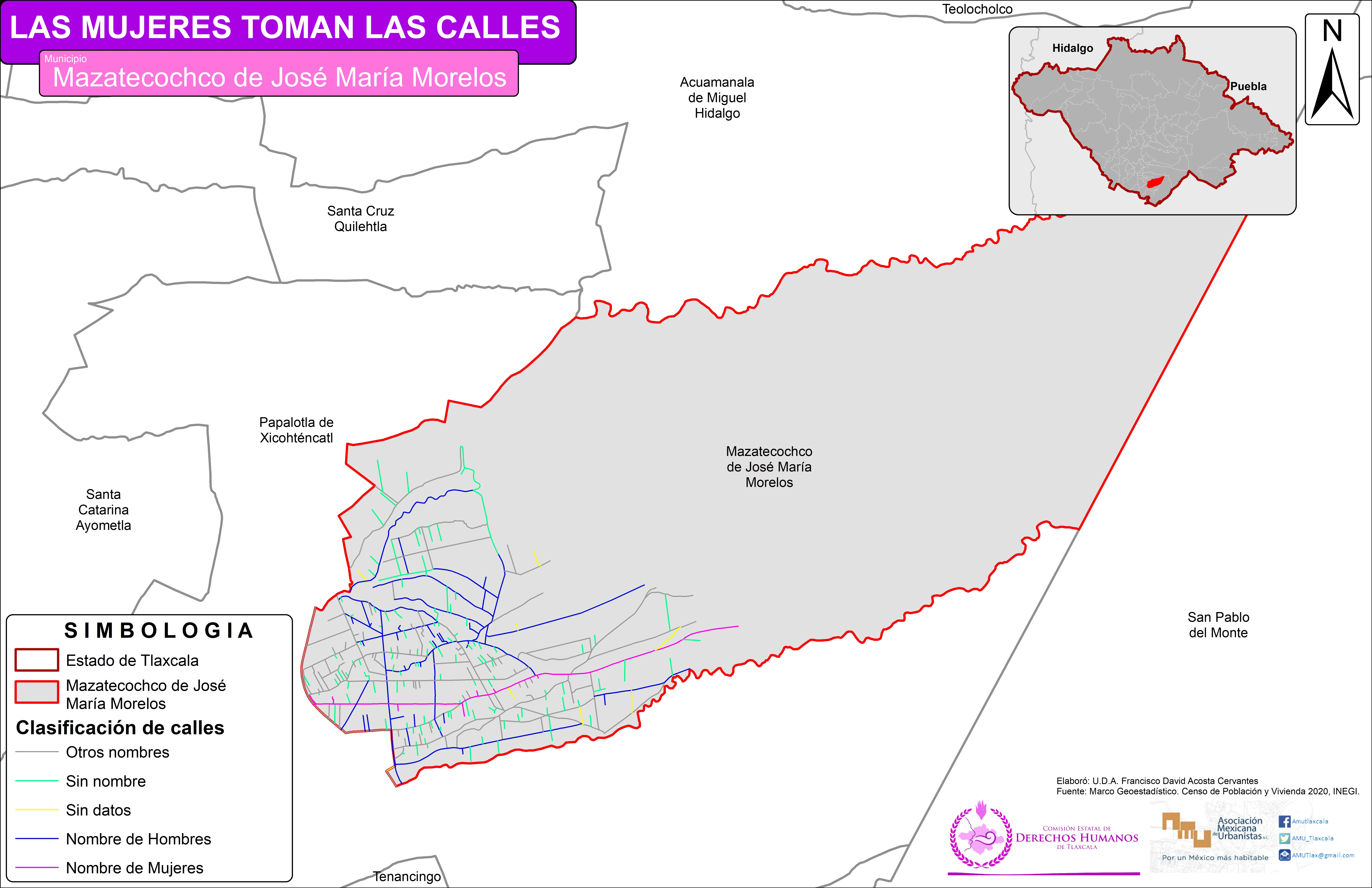 Mapa de Mazatecochco de José María Morelos