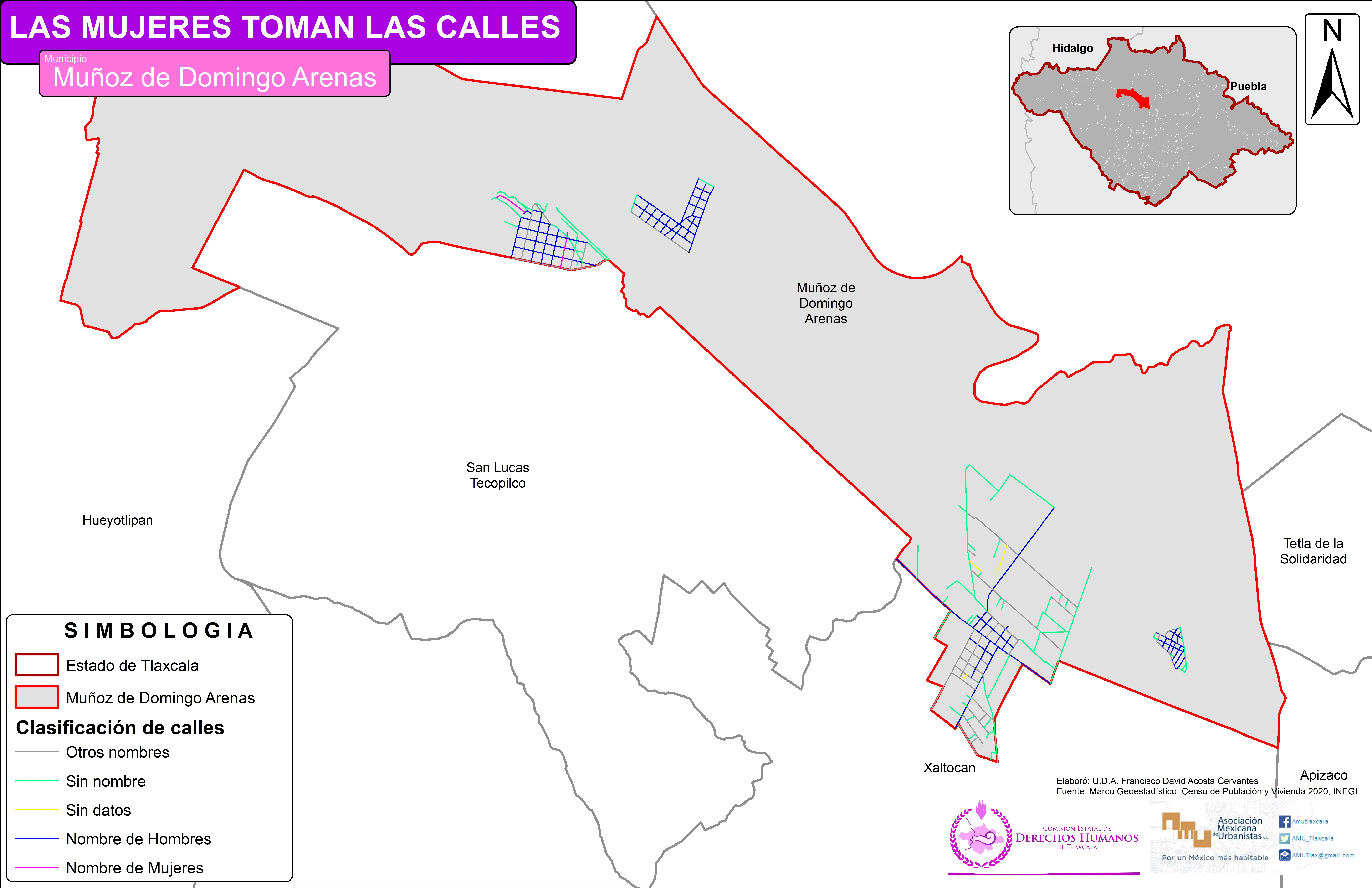 Mapa de Muñoz de Domingo Arenas