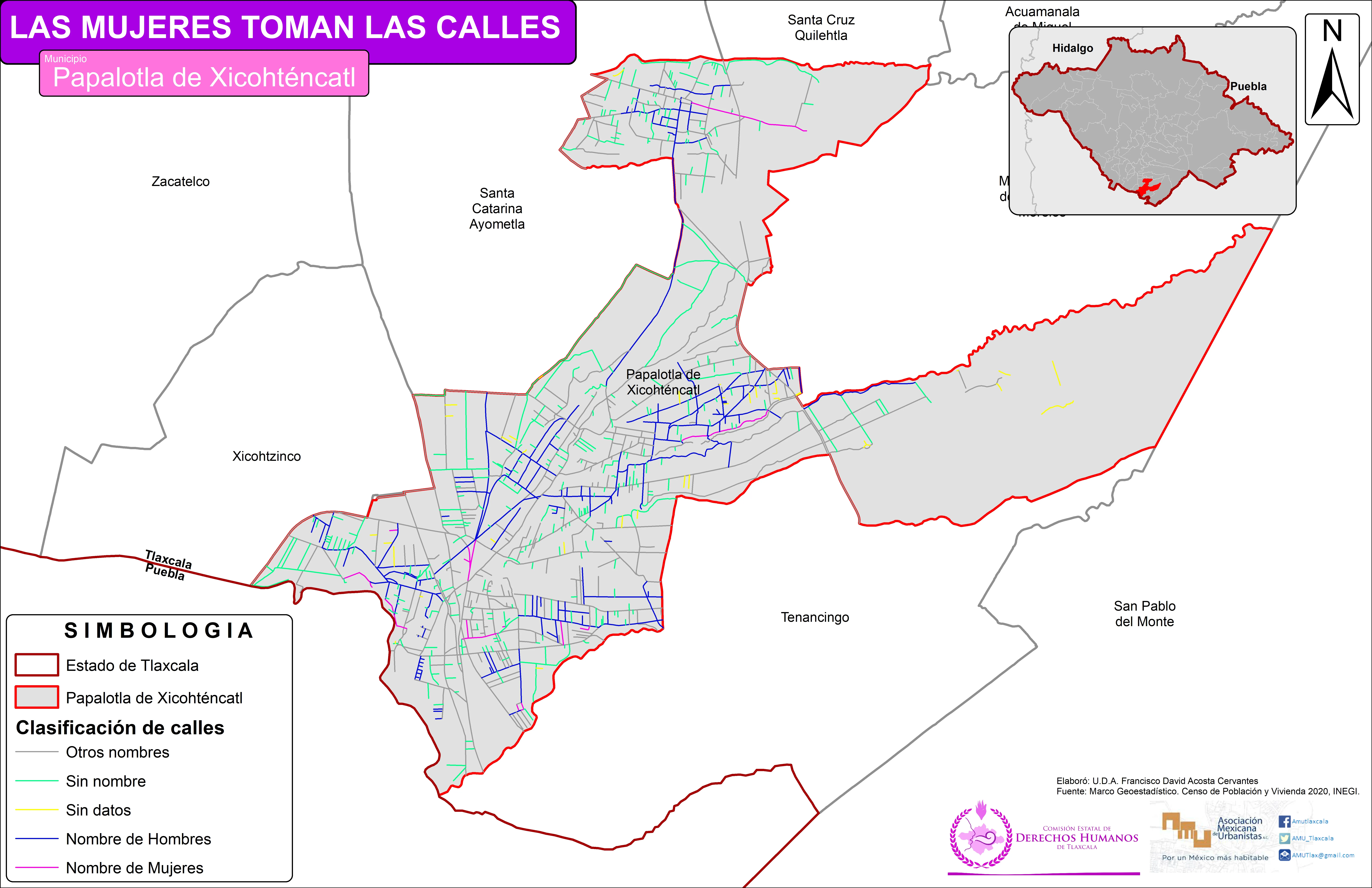 Mapa de Papalotla de Xicohténcatl