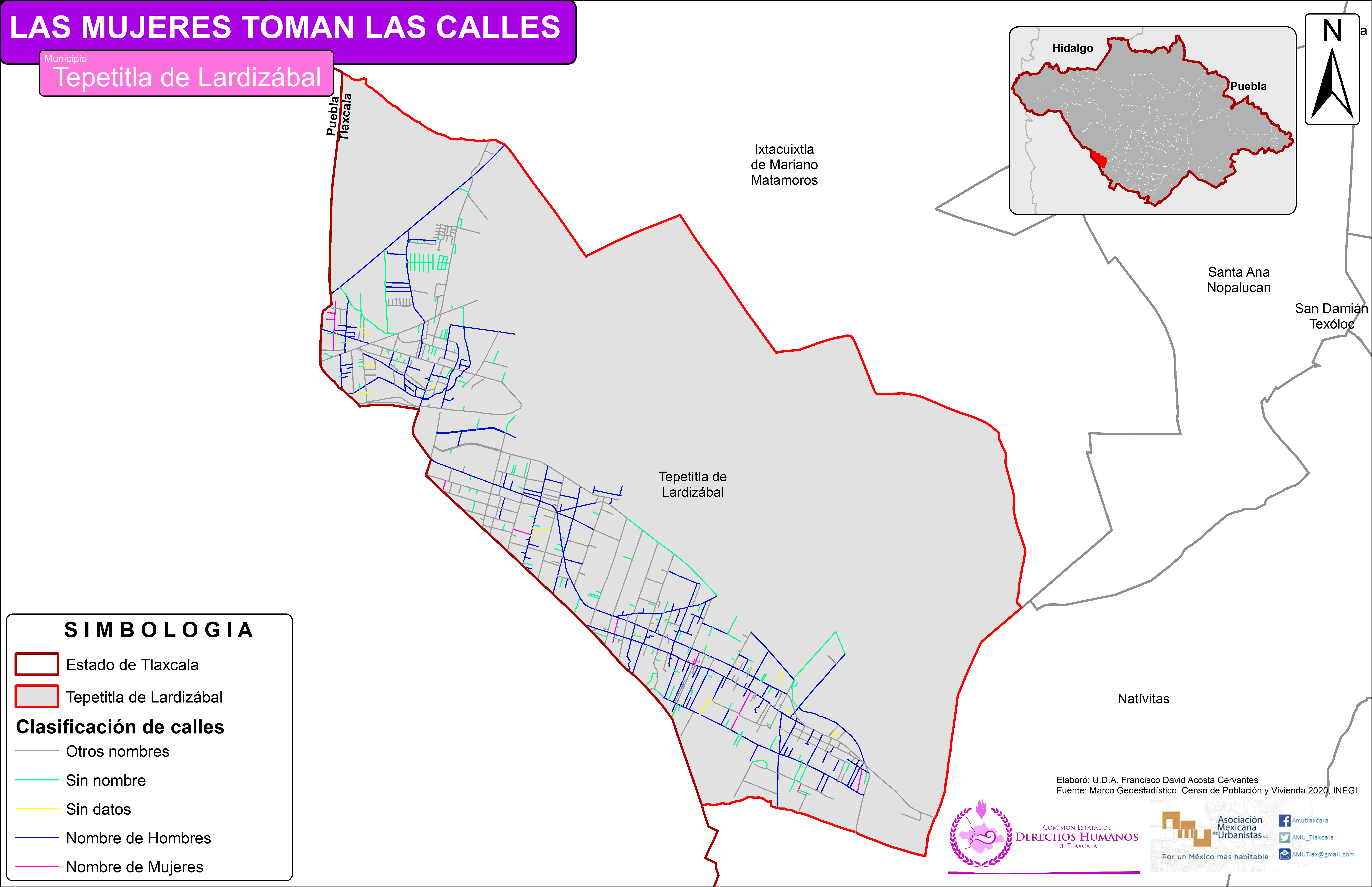 Mapa de Tepetitla de Lardizábal