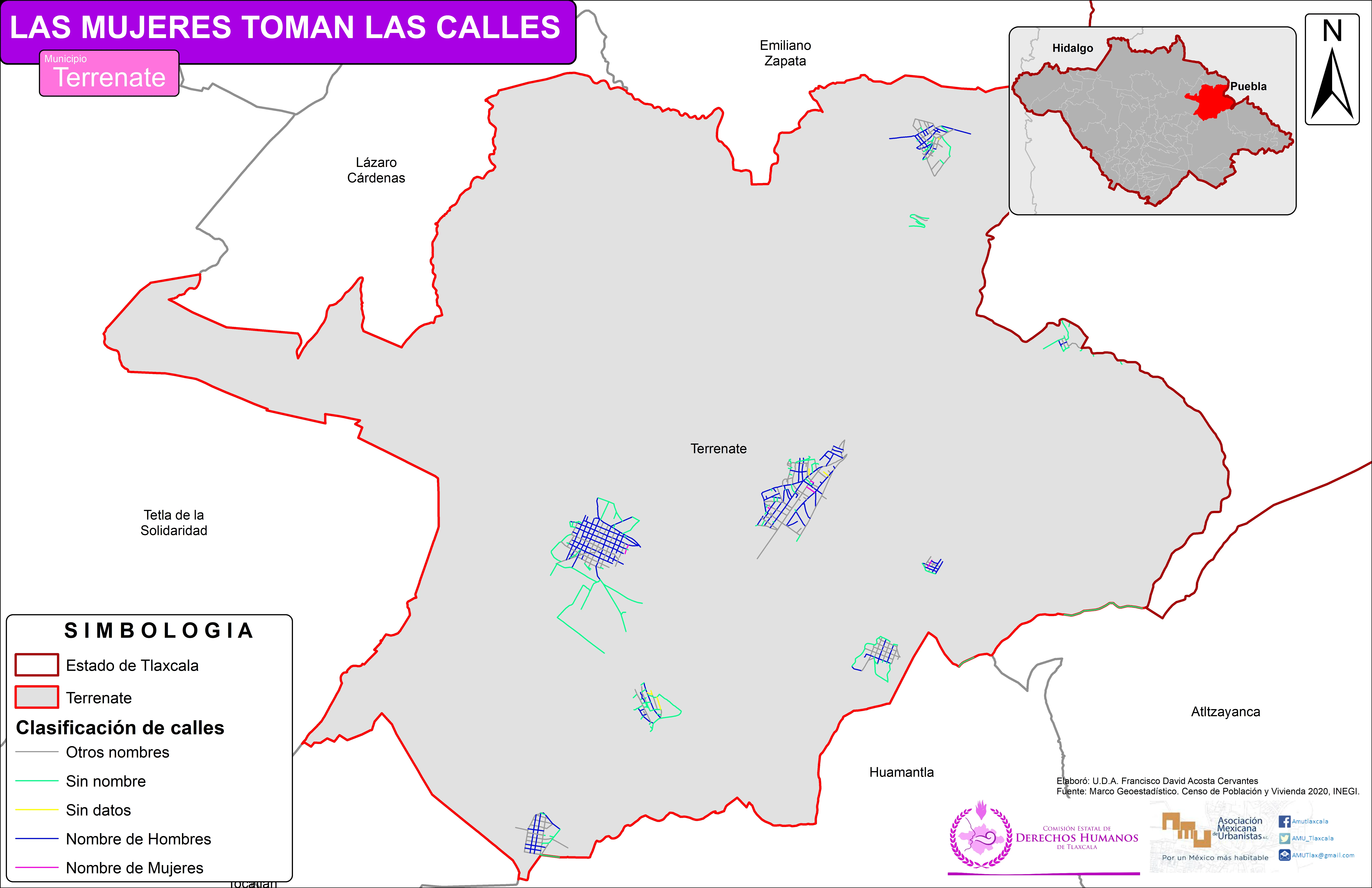 Mapa de Terrenate