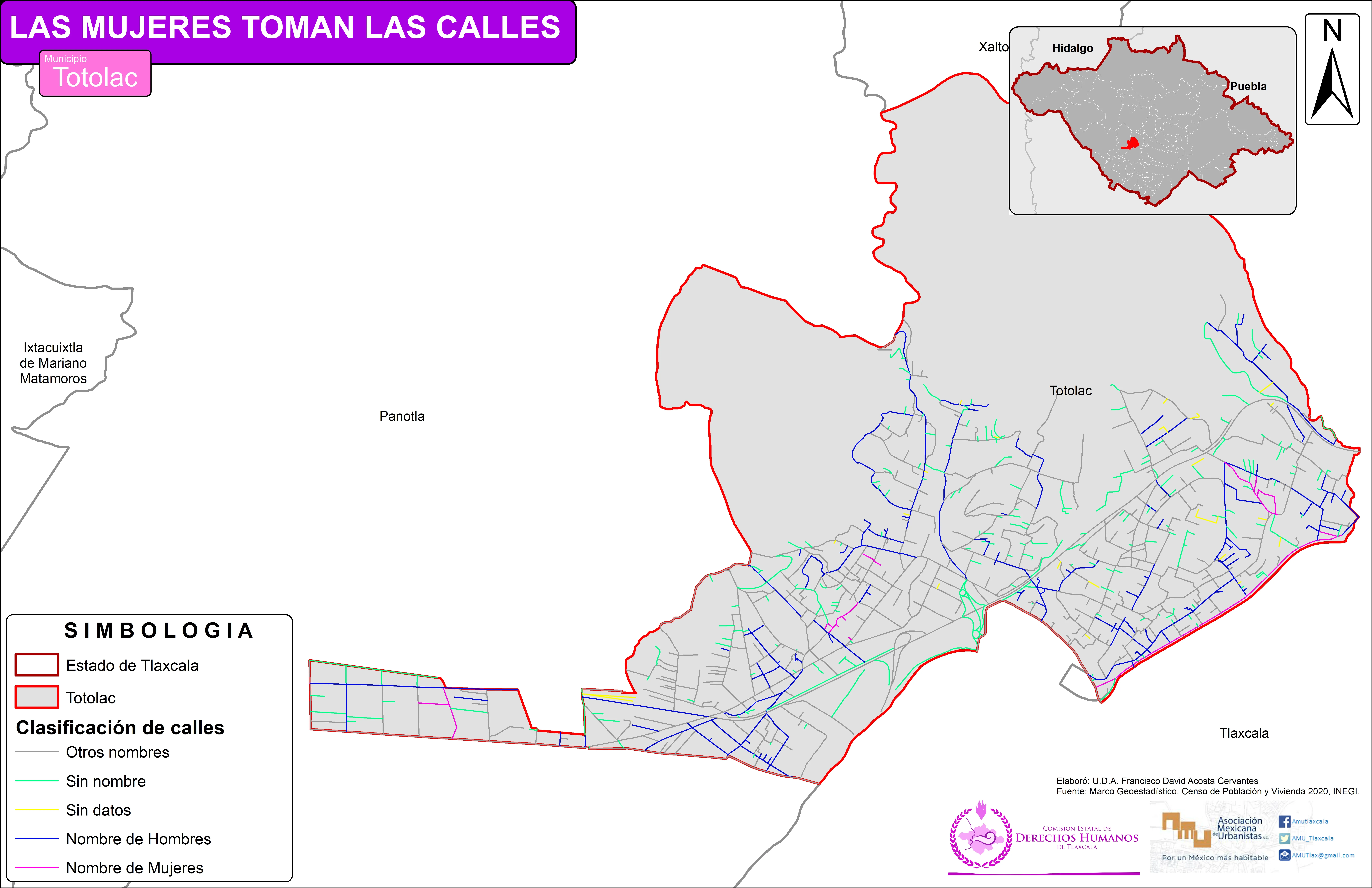 Mapa de Totolac