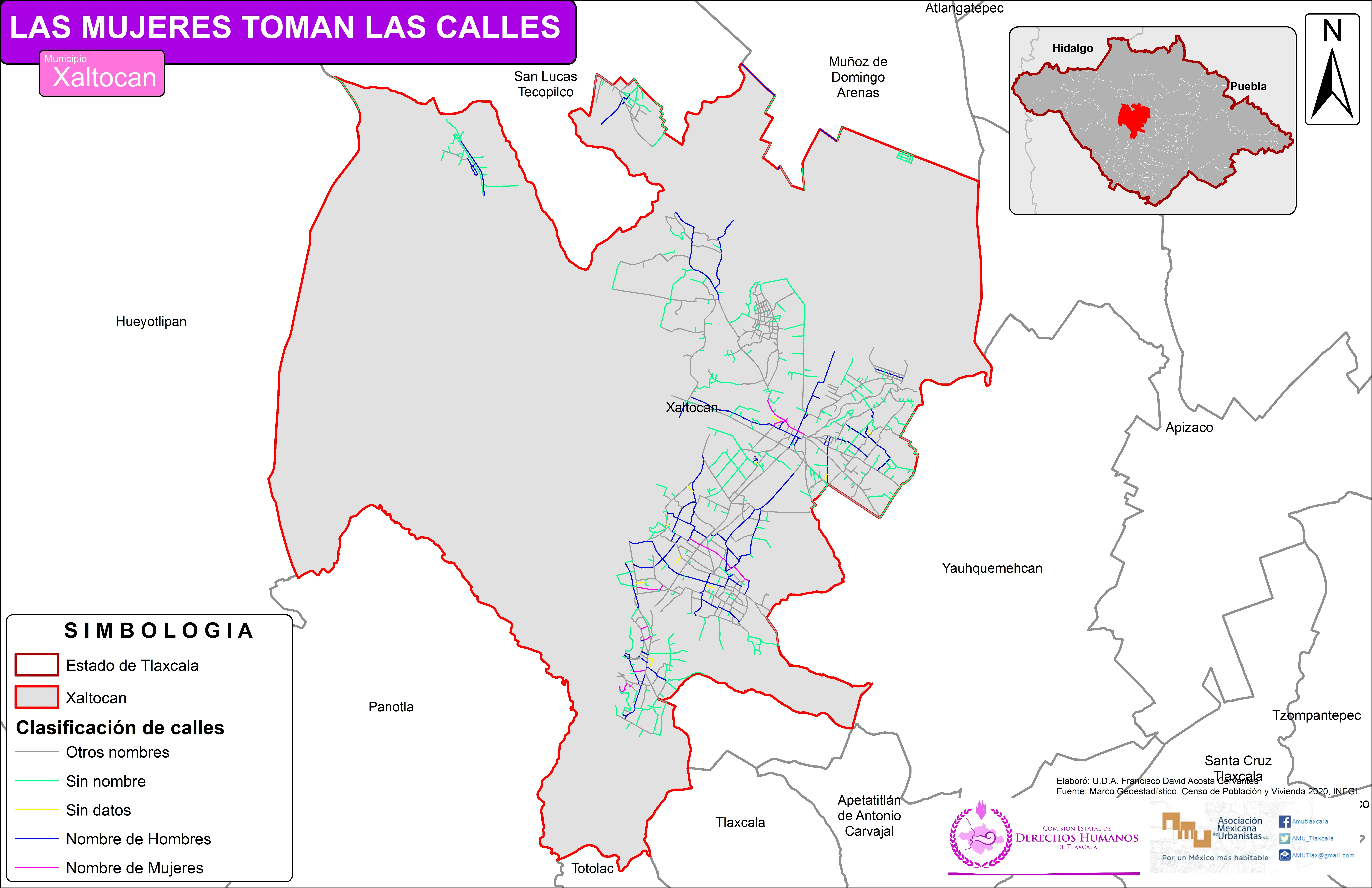 Mapa de Xaltocan
