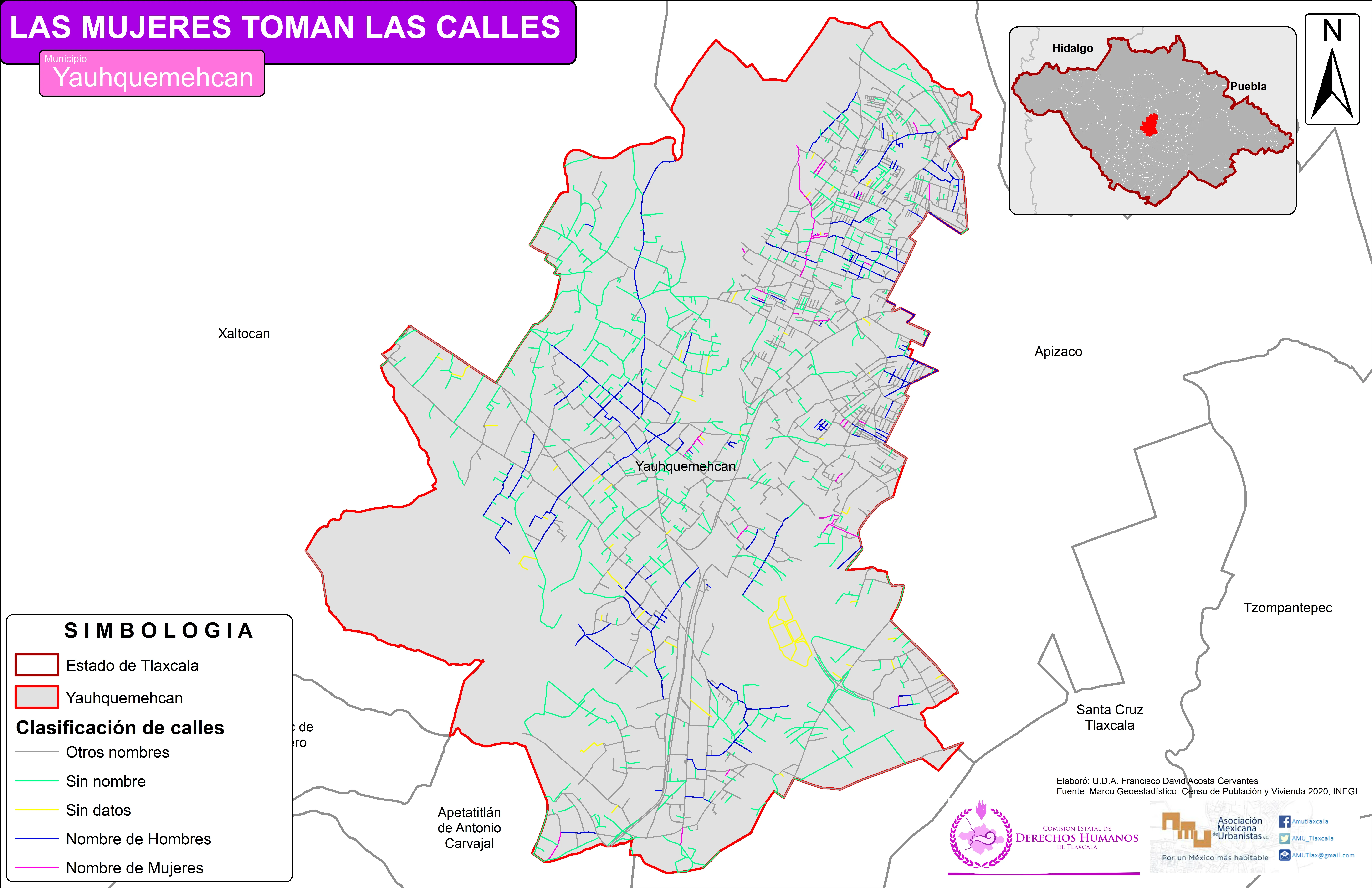 Mapa de Yauhquemehcan